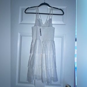 American eagle white linen summer dress size XS but more of a S